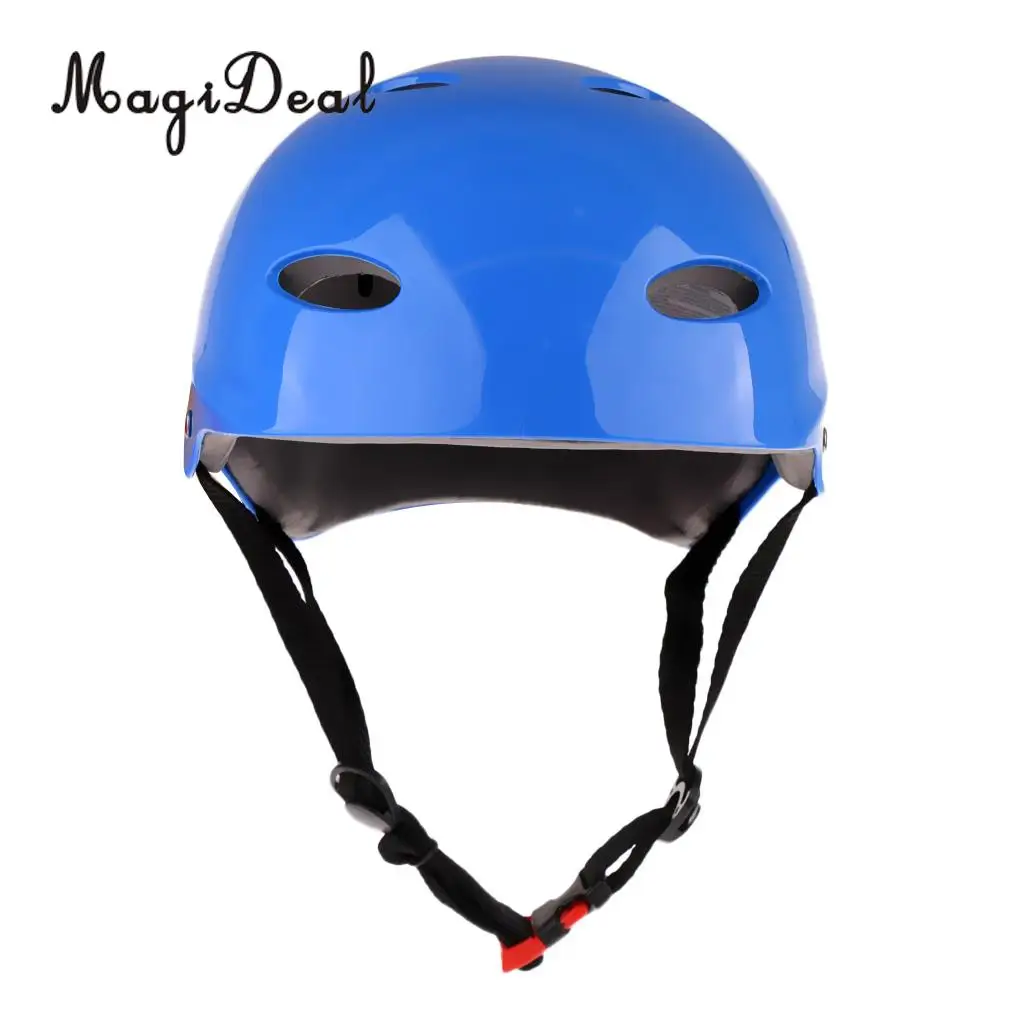 MagiDeal Professional 1Pc Water Sports Safety Helmet for Wakeboard Kayak Canoe Boat Drifting Sailing Surfing Sports S/M/L Blue