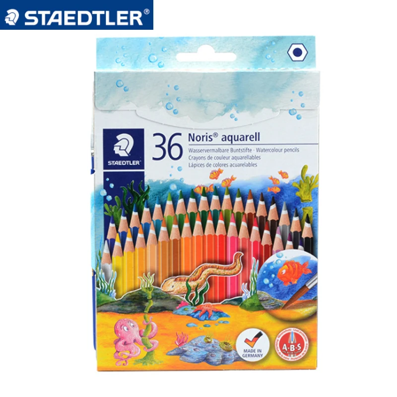 Набор цветных карандашей STAEDTLER водорастворимые радужные акварельные карандаши