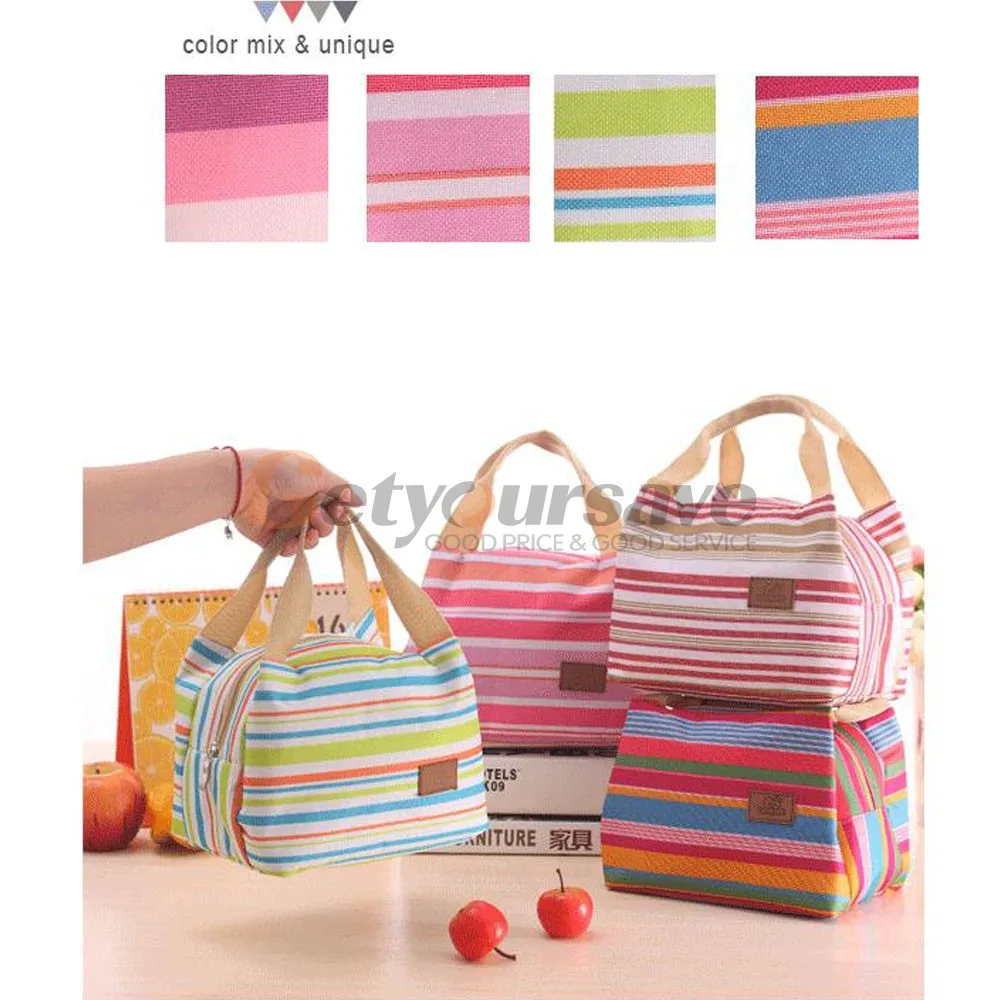 

2017 Portable Insulated Thermal Cooler Lunch Box Carry Tote Storage Bag Case Picnic