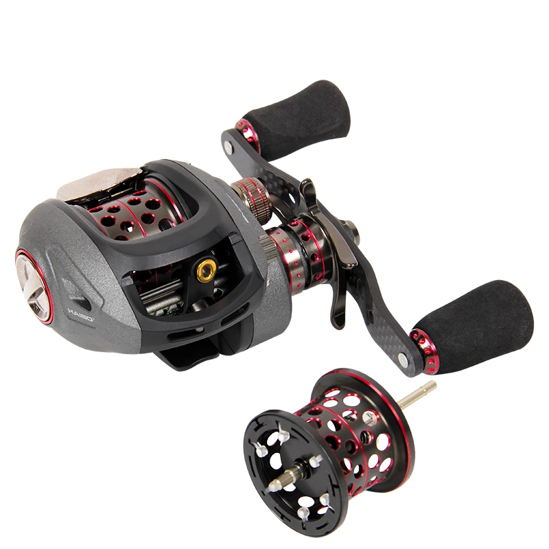 

Haibo SMART 50/51HMCS Baitcasting Fishing Reel Water Drop Deel Wheel 12+1BB 7.2:1 Right Left Hand