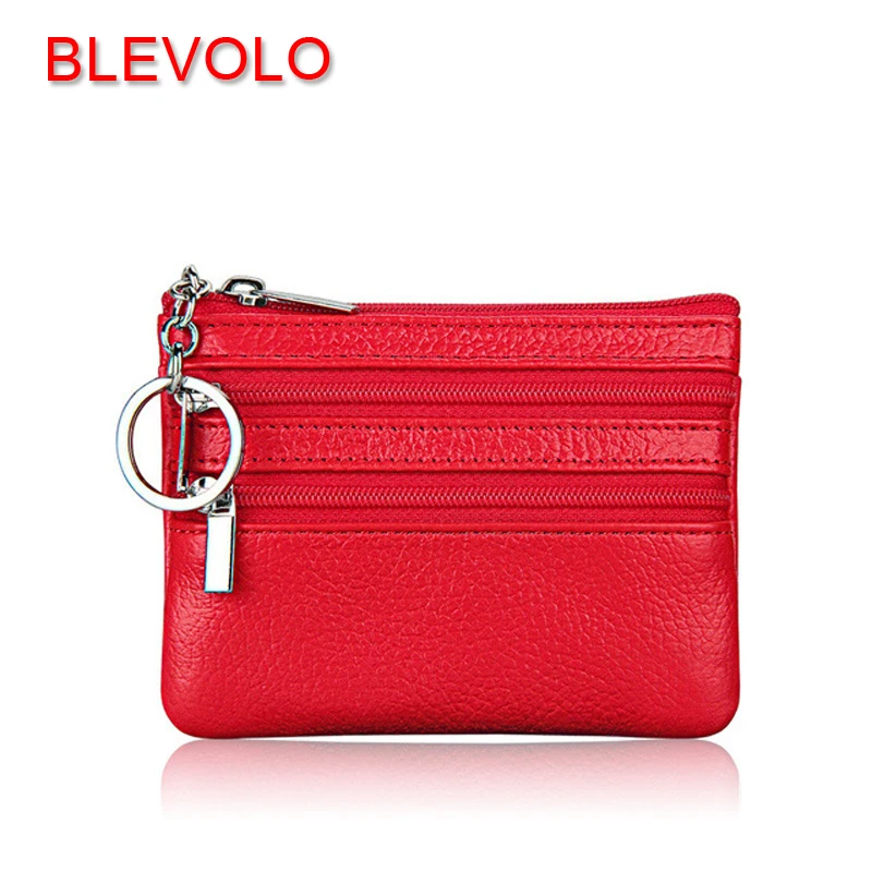 BLEVOLO Фирменные женские кошельки короткий маленький кошелек из натуральной кожи