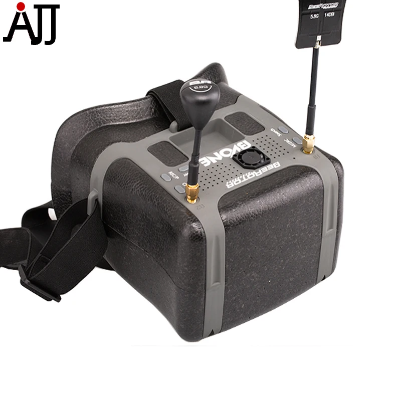 

BeeRotor BVONE 5.8G 40CH FPV DVR Goggles Panel Antenna Video Glasses 800*480 5" LCD V3 For RC Drone Mulit-rotor VR Goggles