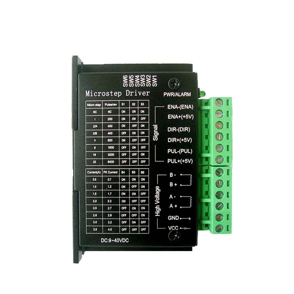 Драйвер TB6600 для шагового двигателя обновленный драйвер Nema 23 34 42/57/86 Nema17 4A DC9 40V 1