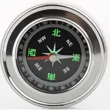 6 см/2,3" Компас из нержавеющей стали водонепроницаемый Карманный размер устройство Для Кемпинга Приключения выживания аксессуар