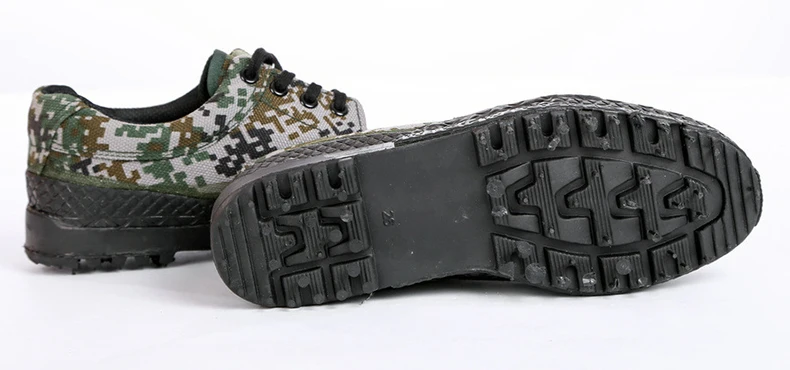 Camo Safety Shoes Military Style Antiskid Wear resistant Men Women Jungle Training  Shoes Labor protection Field Camouflage Shoe (9)