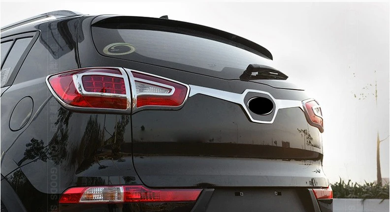 Аксессуары для KIA Sportager 2011 2012 2013 2014 2015 искусственная кожа (Ближний логотип) задняя