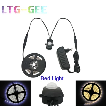 

LTG-GEE Under Cabinet Lights PIR Motion Sensor Led Strip 12V Wardrobe Lamp Luminary Night Lighting For Kitchen Bedroom Closet