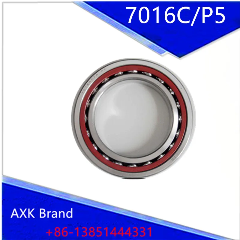 

1pcs AXK 7016 7016C 7016C/P5 80x125x22 Angular Contact Bearings Spindle Bearings CNC ABEC-5
