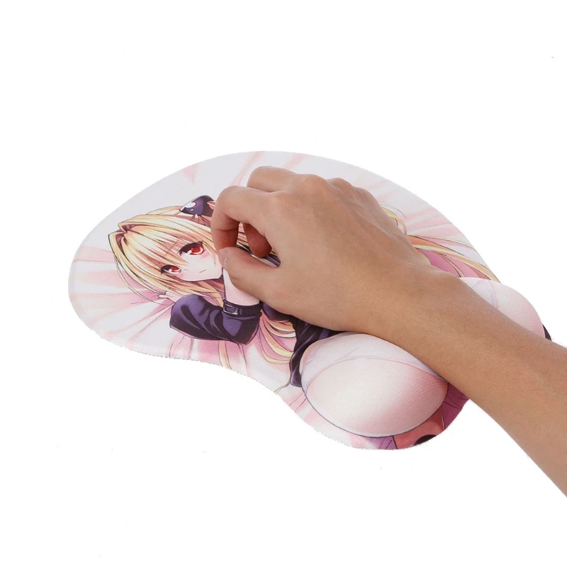 Anime 3D Mouse Pad Hips Creative Design Silicone Mouse Pad Creative Wrist Rest Support