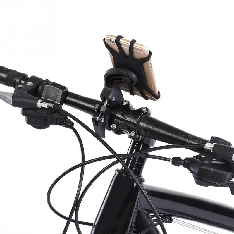 Велосипедный держатель для телефона, силиконовый вращающийся на 360 градусов, велосипедный руль, крепление для мобильного телефона, держатель для телефона, Кронштейн для мобильного телефона 4,7-дюйма