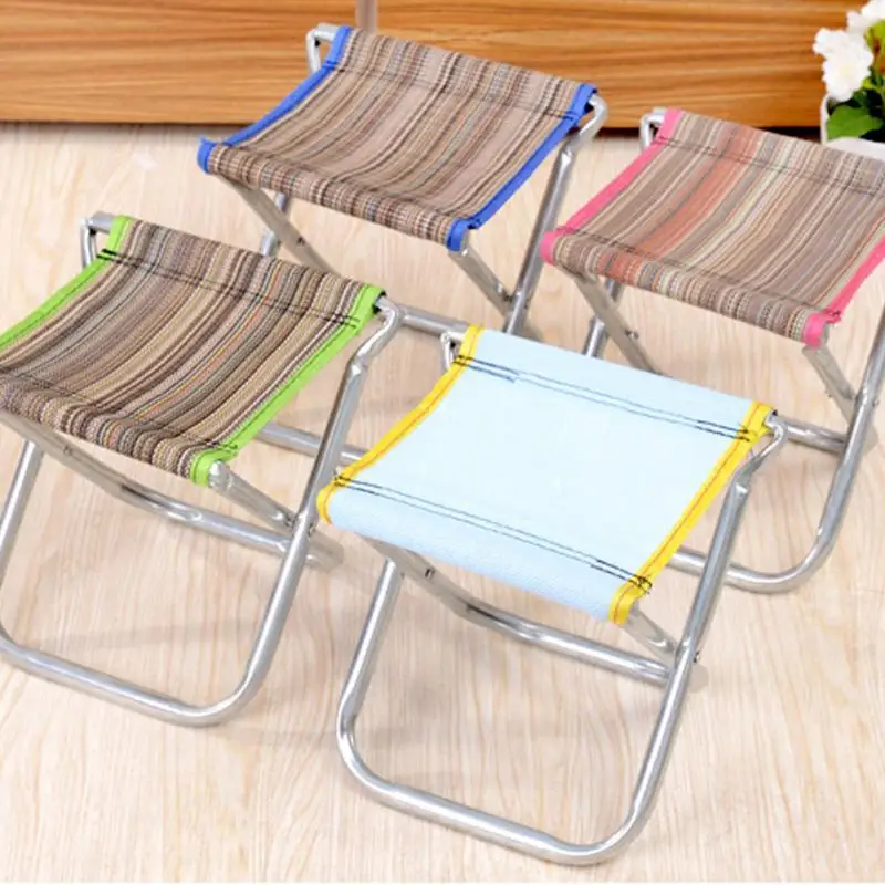 

New Outdoor Portable Mini Foldable Bench Stool For Fishing Traveling Necessity Color Randomly High Quality #20