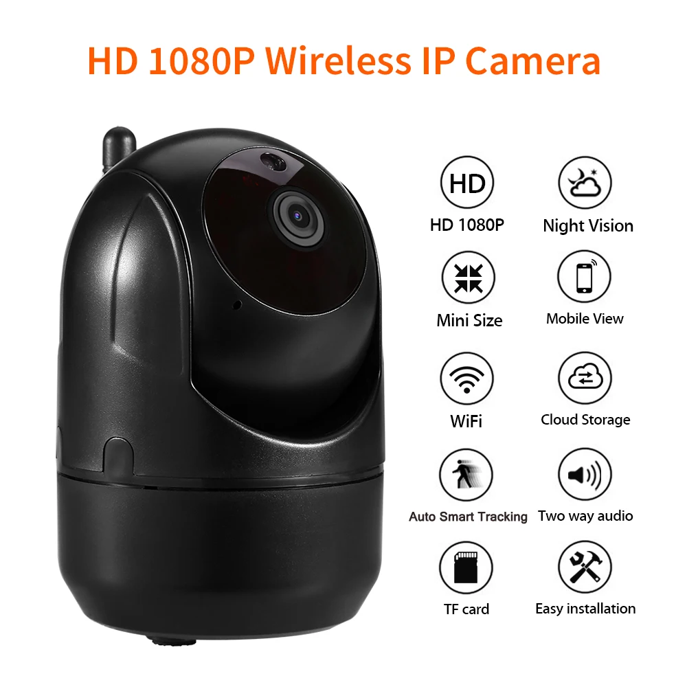 

WiFi Wireless Fish Eye IP Camera HD 720P Video Security Panoramic 355 Degree Webcam Home Intercom Two Way Audio Baby Monitor