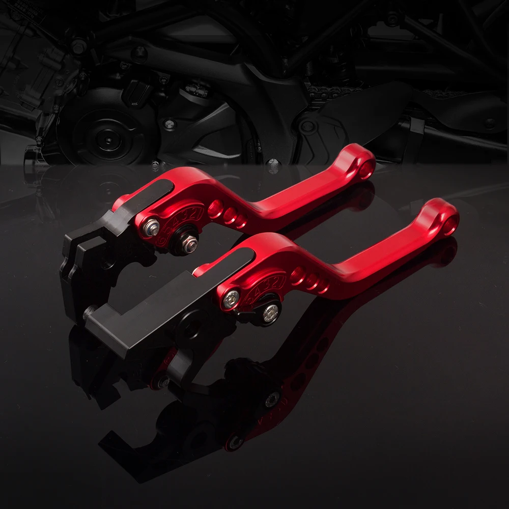 Красный CNC алюминиевый регулируемый тормозной рычаг сцепления для Yamaha YZF R1 2002 2003