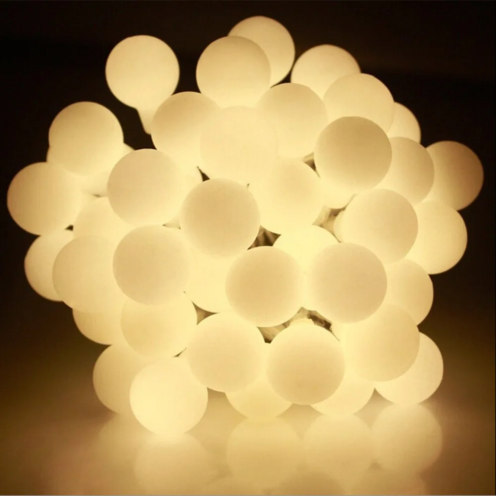 Светодиодная гирлянда с шарами 10 м 100 светодиодов|fairy lights|string lightsled globe string lights |