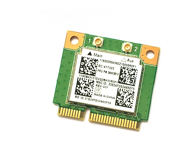 Для Realtek RTL8723BE AW-NB159H 802.11bgn двухдиапазонный 2 4/5G half MINI PCI-E WIFI беспроводной + для карты