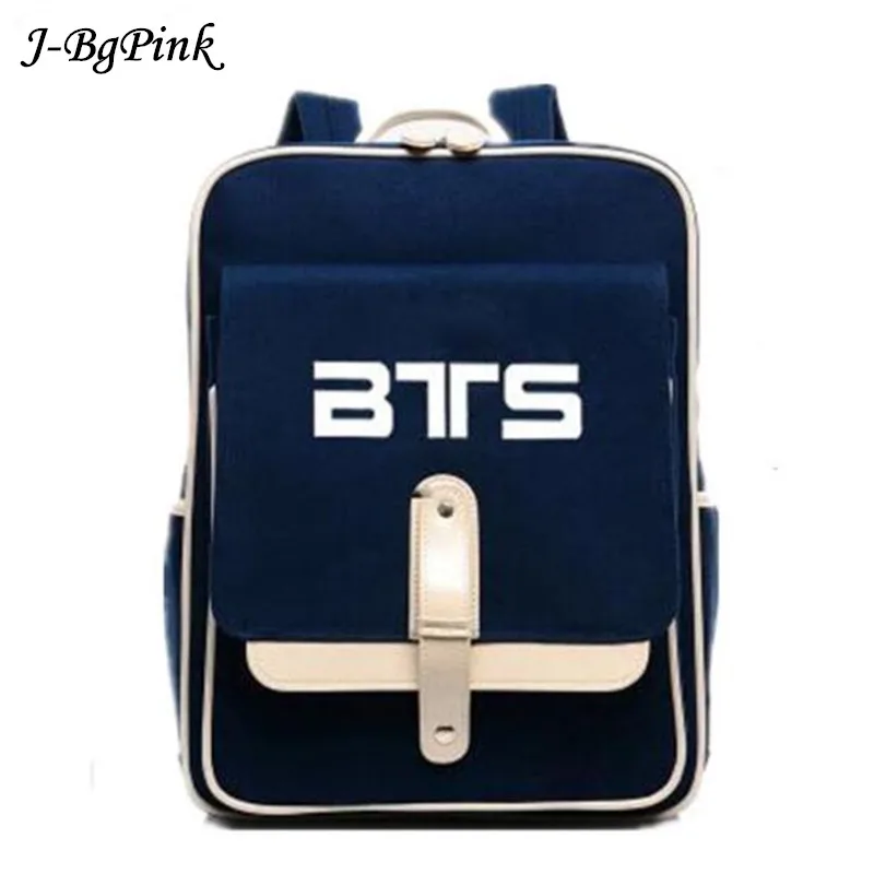 

2018 New nylon Women Backpack BTS Bangtan Boys Girls Mochila Feminina School Bags Fashion Laptop Bags Bolsas Feminina