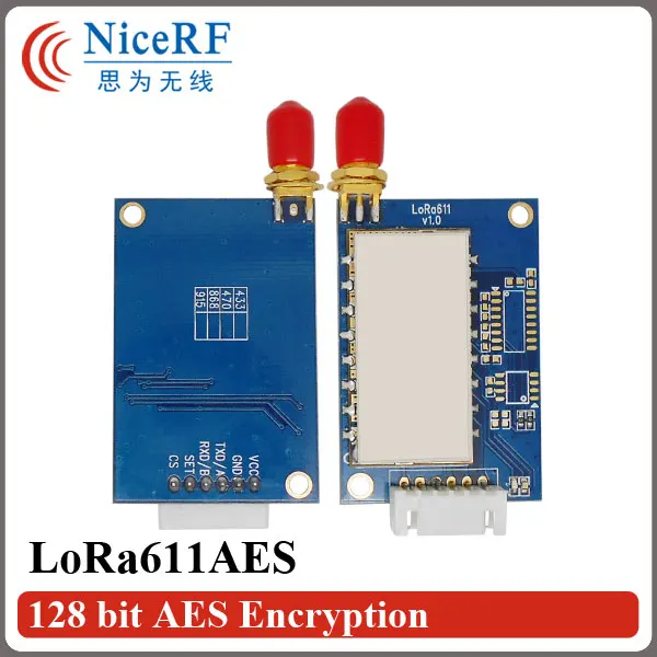 Беспроводной приемопередатчик данных с шифрованием AES 5km sx1276/sx1278 2 шт.|module| |