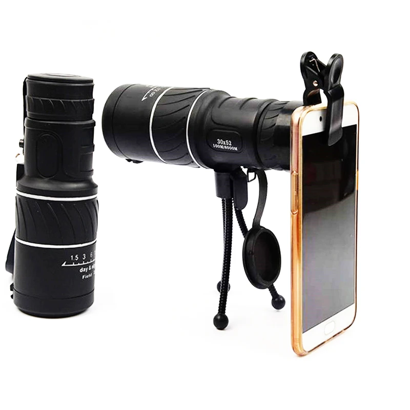  30X52 Monoculars Telescope Powerful Night Vision Monocular with Bracket Optical Len 100Mx8000M HD P