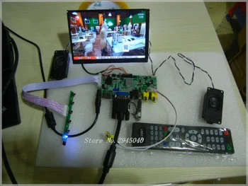 

Free shipping 7 inch high-definition liquid IPS 1280 * 800 VGA + HDIY + 2 av + astern is preferred +audio output+USB read
