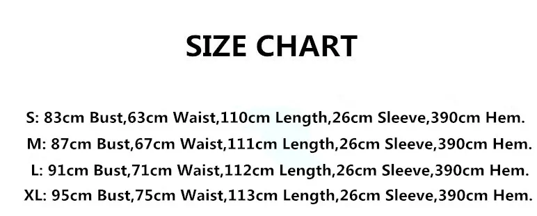 1Size chart_