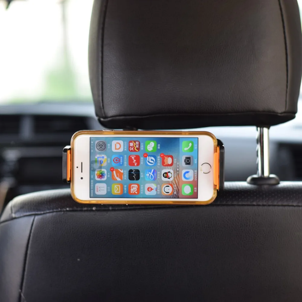 Универсальный вращающийся на 360 градусов Автомобильный держатель на заднее сиденье подголовник подставка для iPhone ipad gps samsung LG Tablet 4-10 дюймов