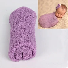 Реквизит для фотосъемки новорожденных, пеленка для маленьких мальчиков и девочек, детские реквизиты, новинка года, хлопковое хлопчатобумажное одеяльце, 40*150 см