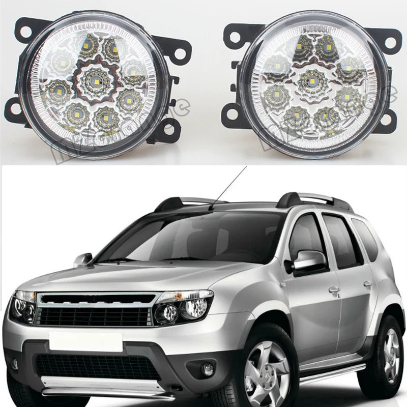 

Car Styling Fog Lamp For Renault Duster Megane Fluence 2003-2015 Car Styling Led Fog Lights High Brightness Fog Lamps 1Set