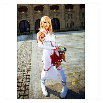 

Sword Art Online Cosplay Asuna Yuuki Cosplay Costume Adult Lolita Cosplay Dress Women Battleframe Halloween Cosplay Clothes