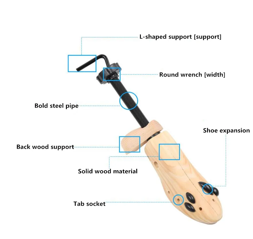 CHAISHOU Pinewood обувь унисекс обувь Регулируемый формирователь обуви Мужская обувь дерево