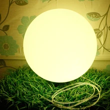 LED glow dome lights outdoor waterproof rechargeable glowing ball garden lawn lamp creative landing spherical lamp