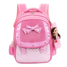 2016 neue Mode Schmetterling Mädchen Schultaschen Kinder Rucksack Grundschüler Bookbag Orthopädische Prinzessin Schulranzen Mochila Infantil