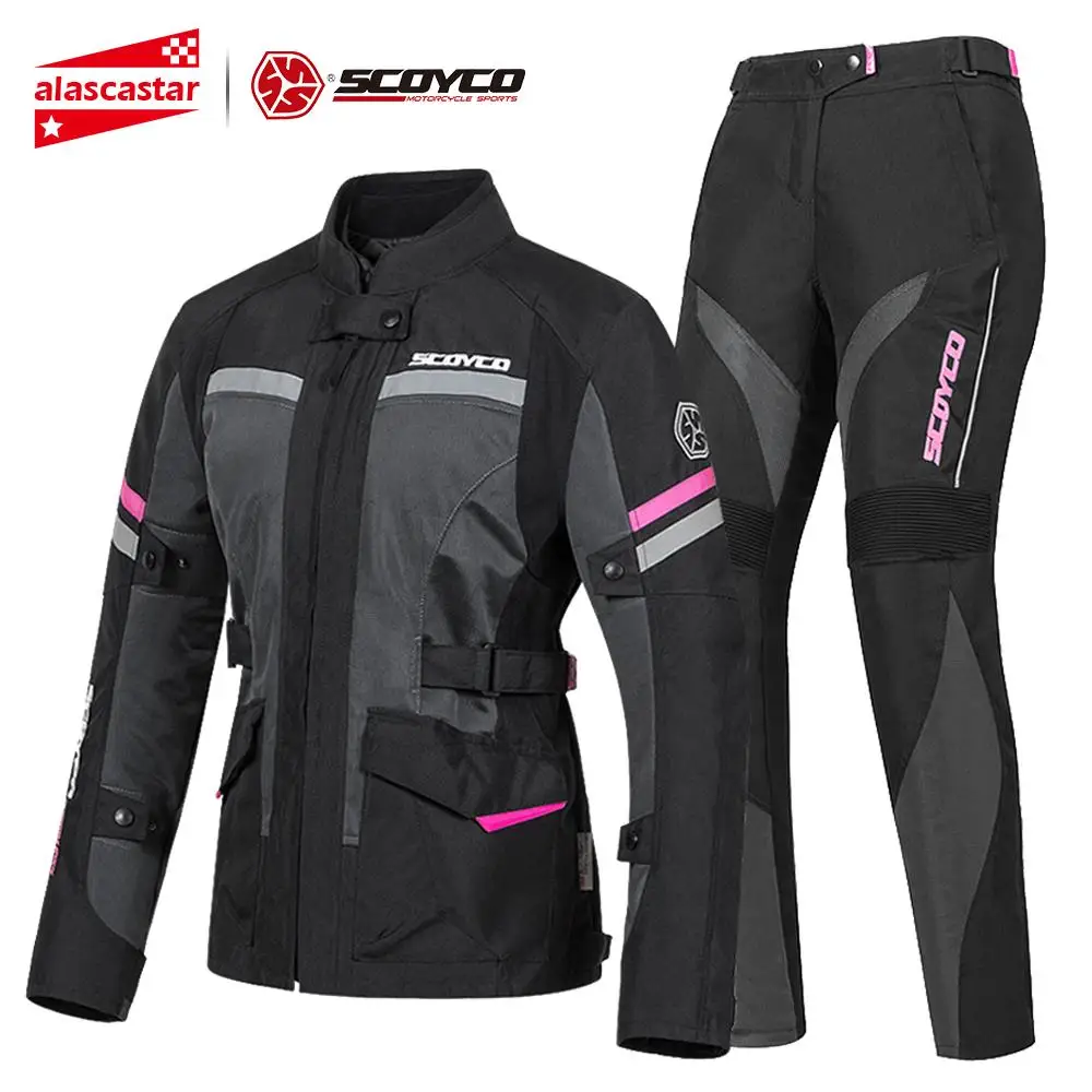 

SCOYCO Women Motorcycle Jacket Summer Mesh Moto Motocross Jacket Riding Reflective Bikes Chaqueta Jaqueta Moto For Four Seasons