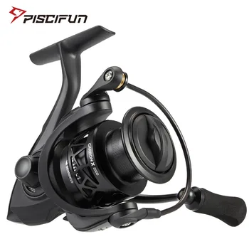 Piscifun Carbon X Spinning Reel Fishing Tackle 5.2:1/6.2:1 Gear Ratio Light to 162g 11BB 15KG Max Drag Saltwater Fishing Reel lg85 full metal 3 shaft line wt 5 6 fishing reel gear ratio 1 1 fly reel fly fishing fishing tackle