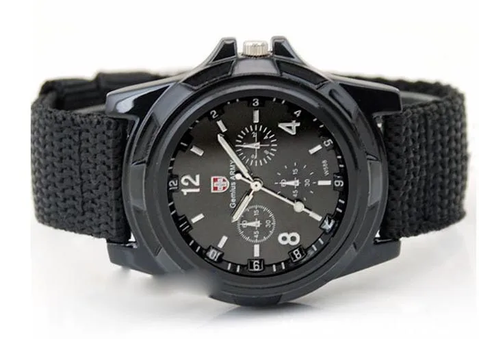 XINIU супер качество relogio masculino кварцевые часы, часы мужские армейские гоночные силы военные спортивные мужские s наручные часы с тканевым ремешком черный# A8