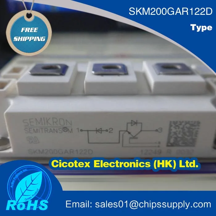 

SKM200GAR122D IGBT POWER MODULE