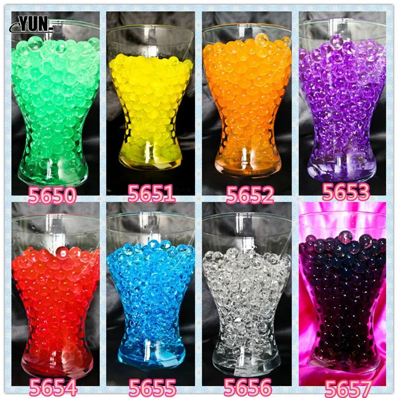 10000Pcslot Crystal Mud Hydrogel Crystal Soil Outdoor Water Beads Vase Soil Grow Magic Balls Home Kid's Toy Decorat 8DYQ003 (5)