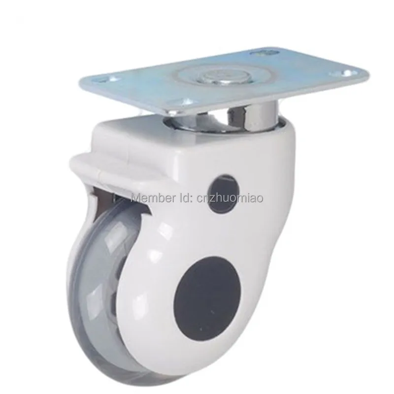 4 pcs 3 inch swivel with solid stem hospital bed casters medical caster