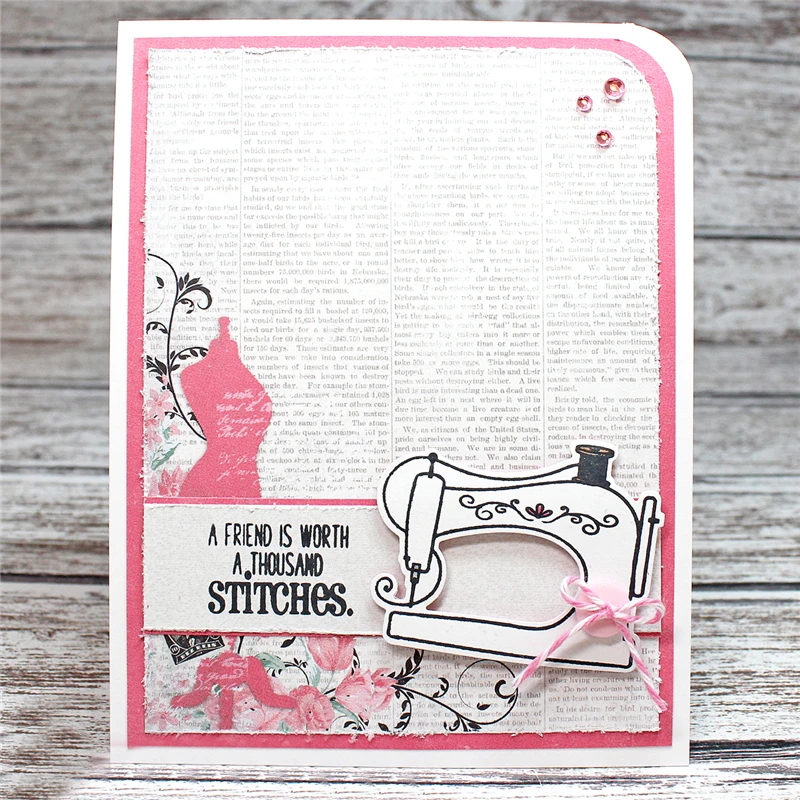 

Eastshape Sew Design Metal Cutting Dies with Clear Stamps for Craft Dies Scrapbooking Card Album Stencil Cutting Dies New 2019