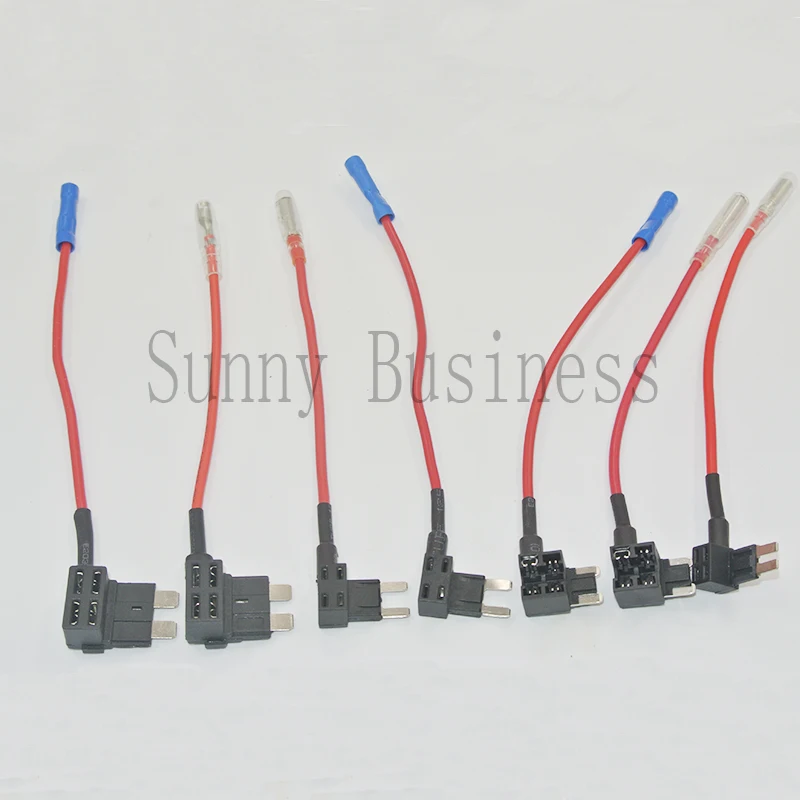 

Add A Circuit Standard/Mini/Micro Blade Fuse Boxes Holder Piggy Back Fuses Tap