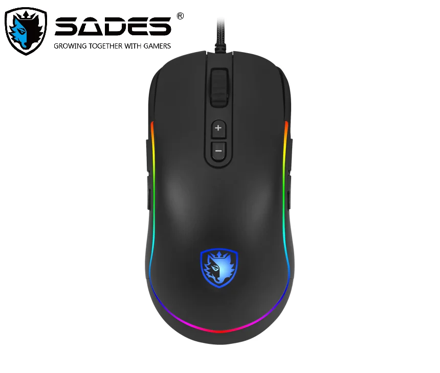 

SADES S11 Revoluer Mouse Wired 9 Buttons Opto-electronic Gaming Mouse For Computer / PC / Laptop