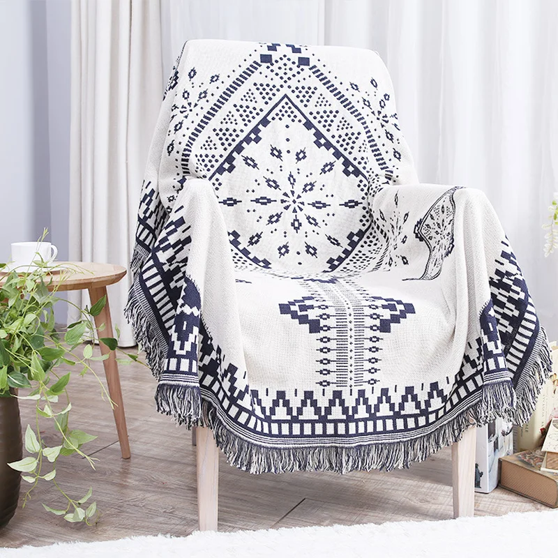 

Classic Double Sides Tassel Plaid Thickening Cotton Blanket For Beds Sofa Throws On Plane Cover Home Decorative Cobertor