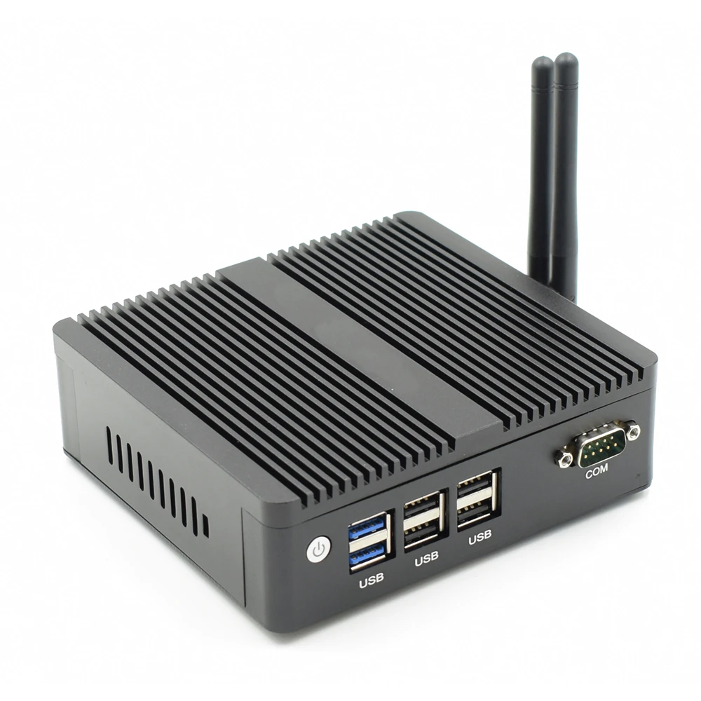 Topton промышленный мини ПК Windows 10 Pfsense AES NI Intel N3160/J3160 безвентиляторный компьютер без