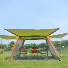 Стиль высокого качества большой размер супер сильный Кемпинг Открытый пляж беседка вечерние Семейные палатки