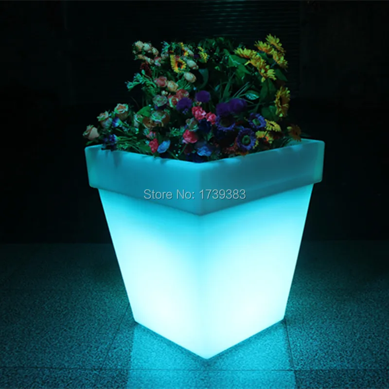 font b LED b font font b Light b font Flowerpot Colors Changeable Luminous flash