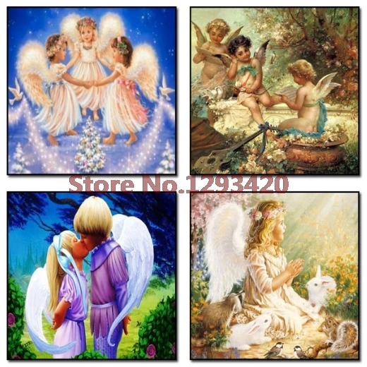 

5D DIY Diamond Painting Full Mosaic Crafts Handmade Diamond Embroidery Religion Angel Baby Home Decor Cross Stitch Kits