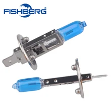 H1 галогенная лампа белый 4 шт.(2 пары) 12V 55W 6000K синий Стекло автомобилей головной светильник авто светильник ксеноновые фары Противотуманные фары для автомобиля лампы