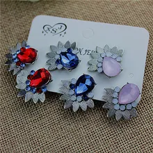 Популярные красивые женские украшения на день рождения, красивые аксессуары для девочек,, водные капельки, серьги-гвоздики, серьги, подарок