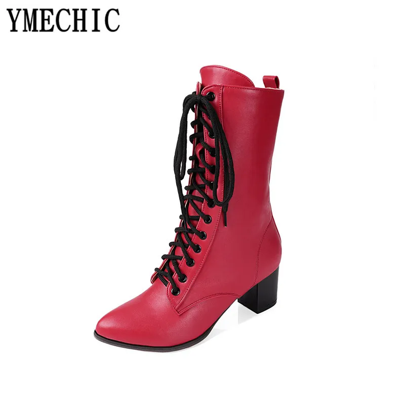 ankle combat boots with heel