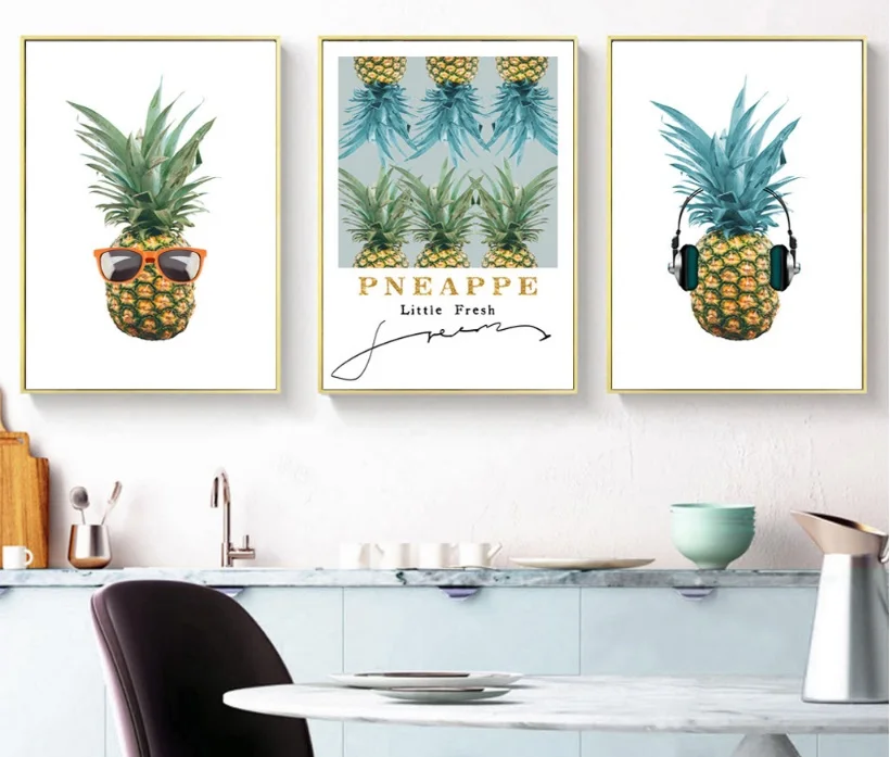 Nordic-Fresh-Fruit-Pineapple-Decorative-Paintings-Wall-Art-Print-Picture-Canvas-Painting-Poster-for-Living-Room (2)
