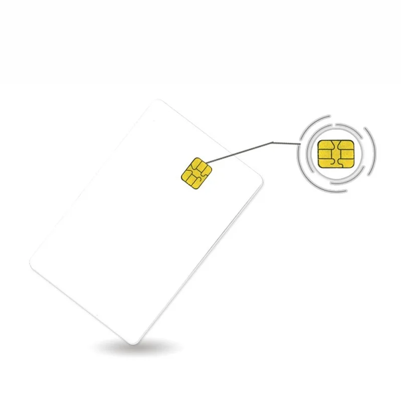 

FM4442 Chip With Hico Magnetic Stripe Contact IC Card 2 in 1 Blank PVC IC Cards